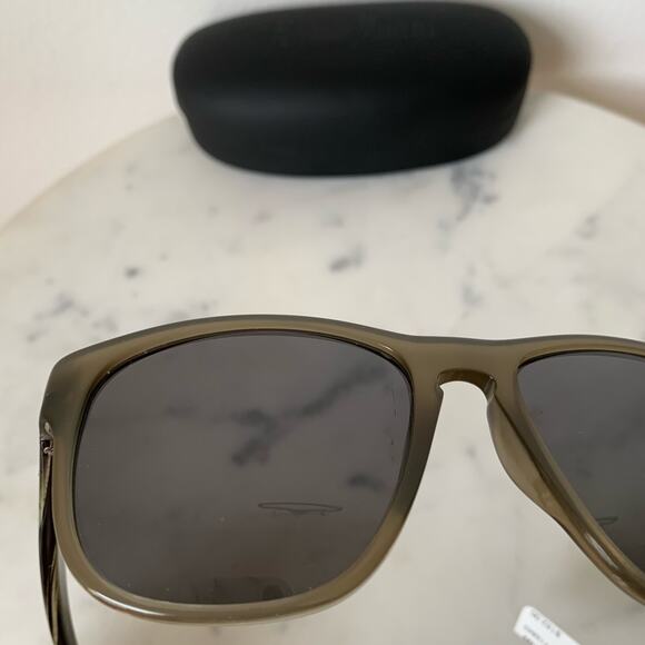 NWT Lanvin Brown Olive Sln 582 Wayfarer Sunglasses - Picture 10 of 13